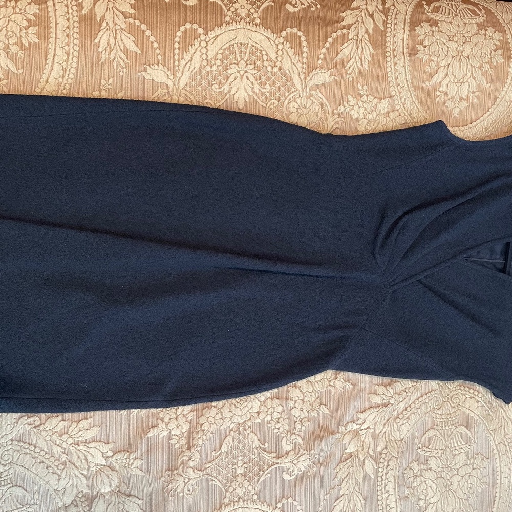 St John Knit Dress Size 4, Black Knit